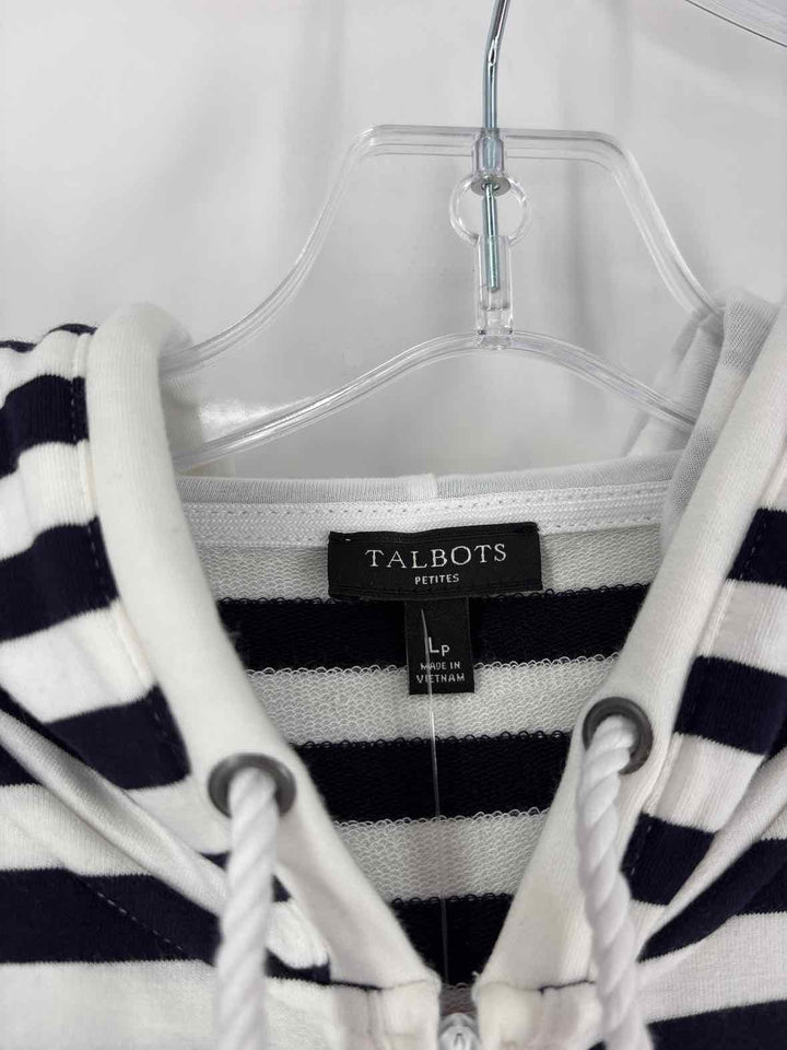 Size L Talbots Navy Print Jacket