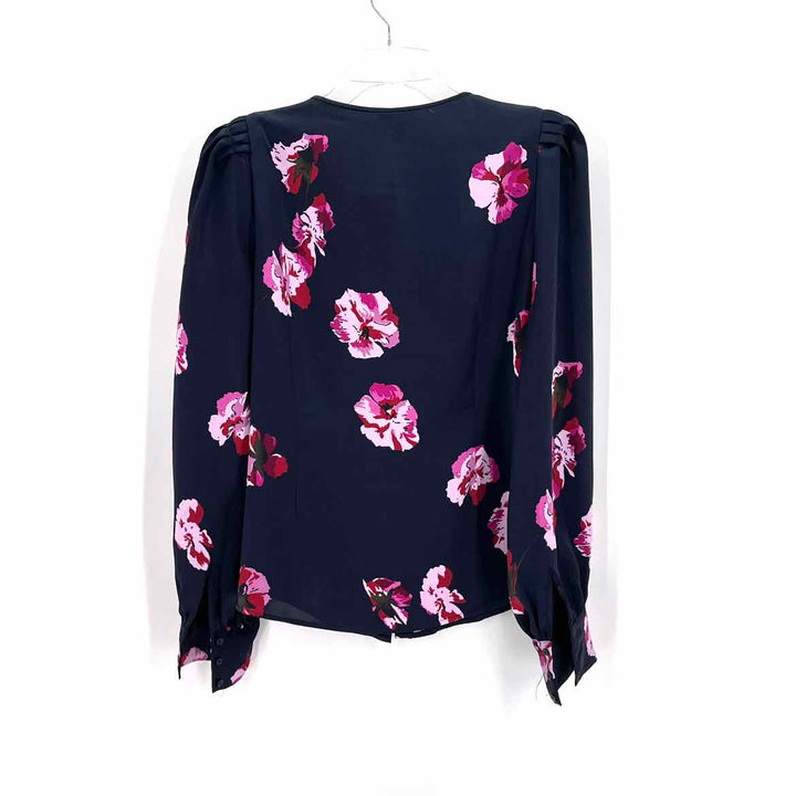 Size S JOIE Navy Print Shirt