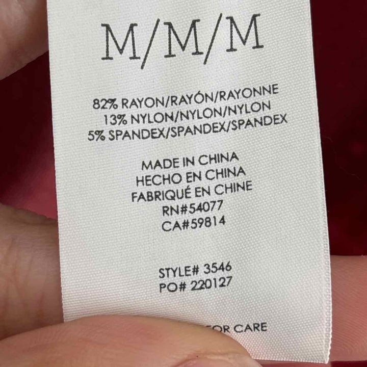 Size M CABI Red Jacket