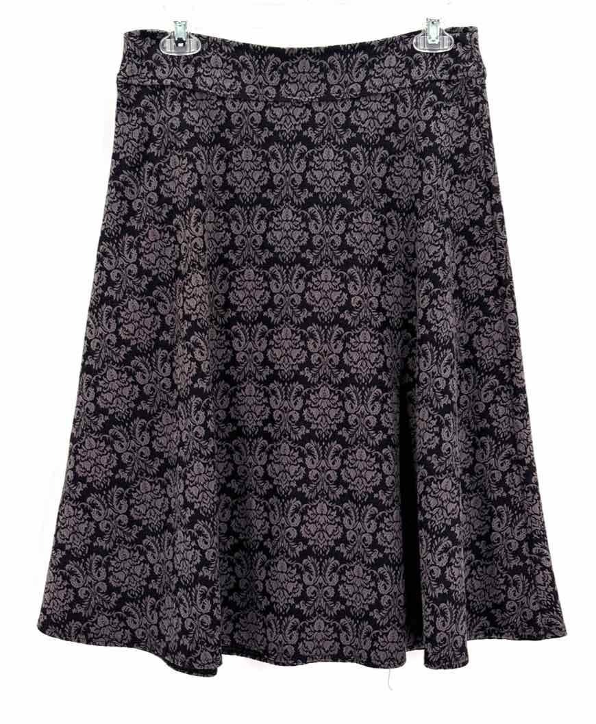 Size S Black Print Skirt
