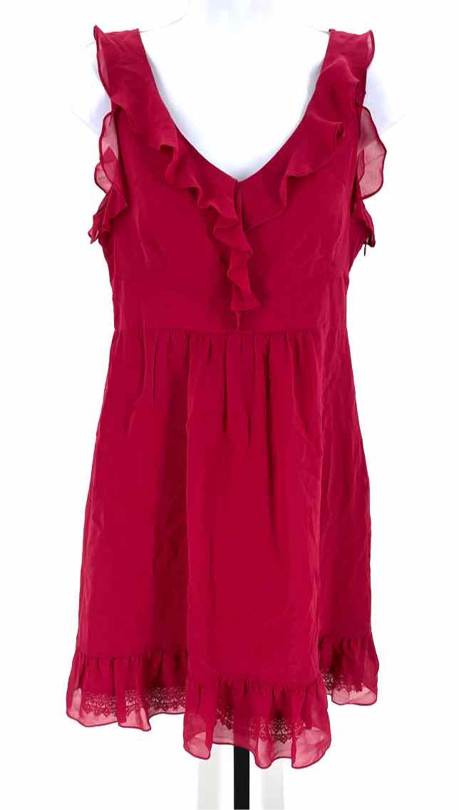 Size 2 Anthropologie Red Dress