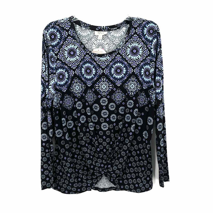 Size L Style & Co Multi-Color Shirt