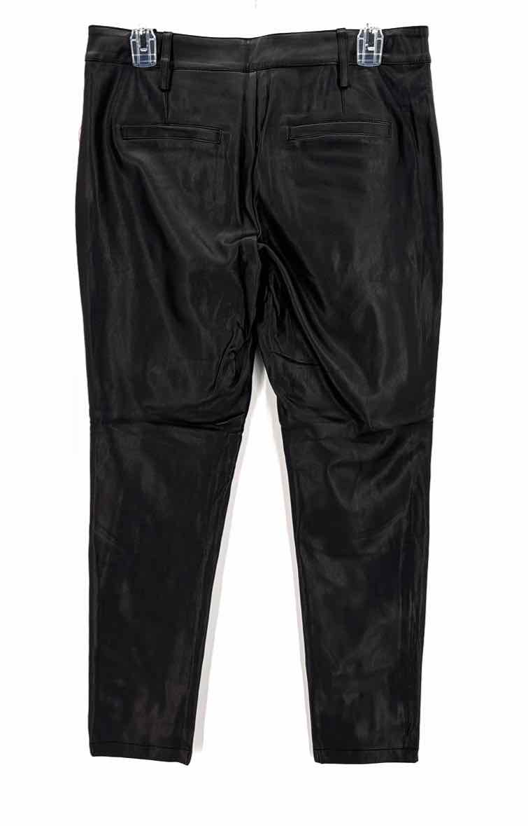 Size 40 Black Faux Leather Pants