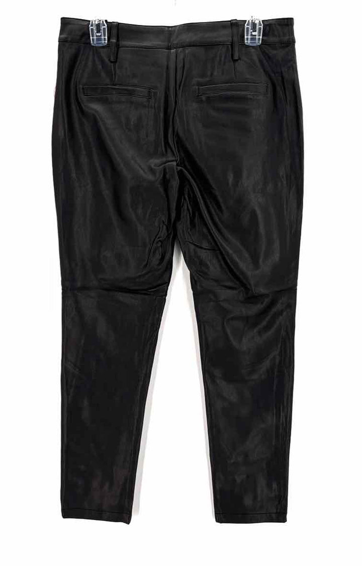 Size 40 Black Faux Leather Pants