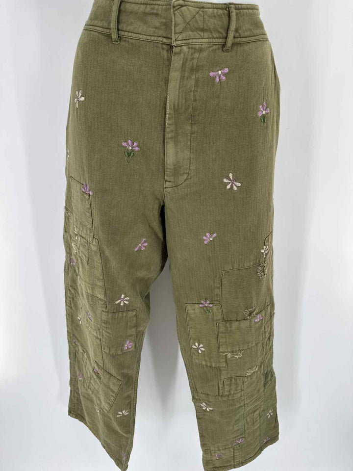 Size 14 FREE PEOPLE Green Pants
