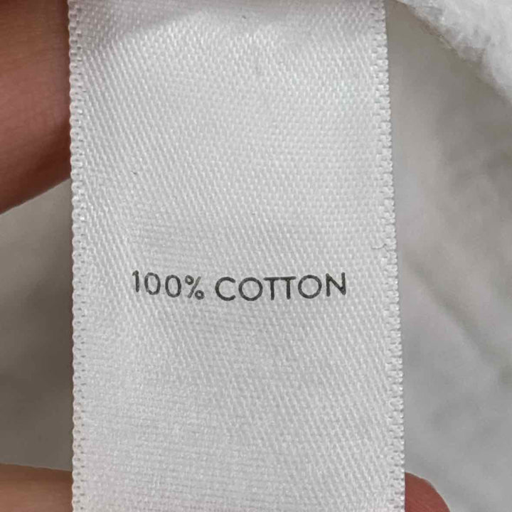 Size L J JILL White Cotton Shirt