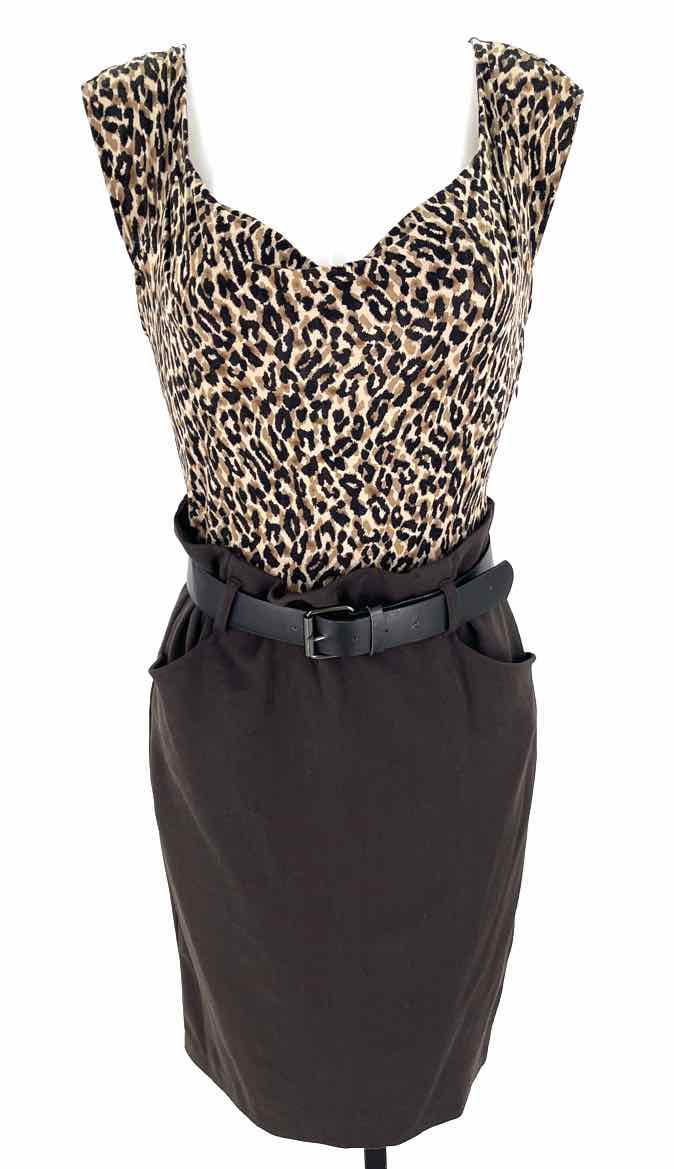 Size 2 ECI Brown Dress