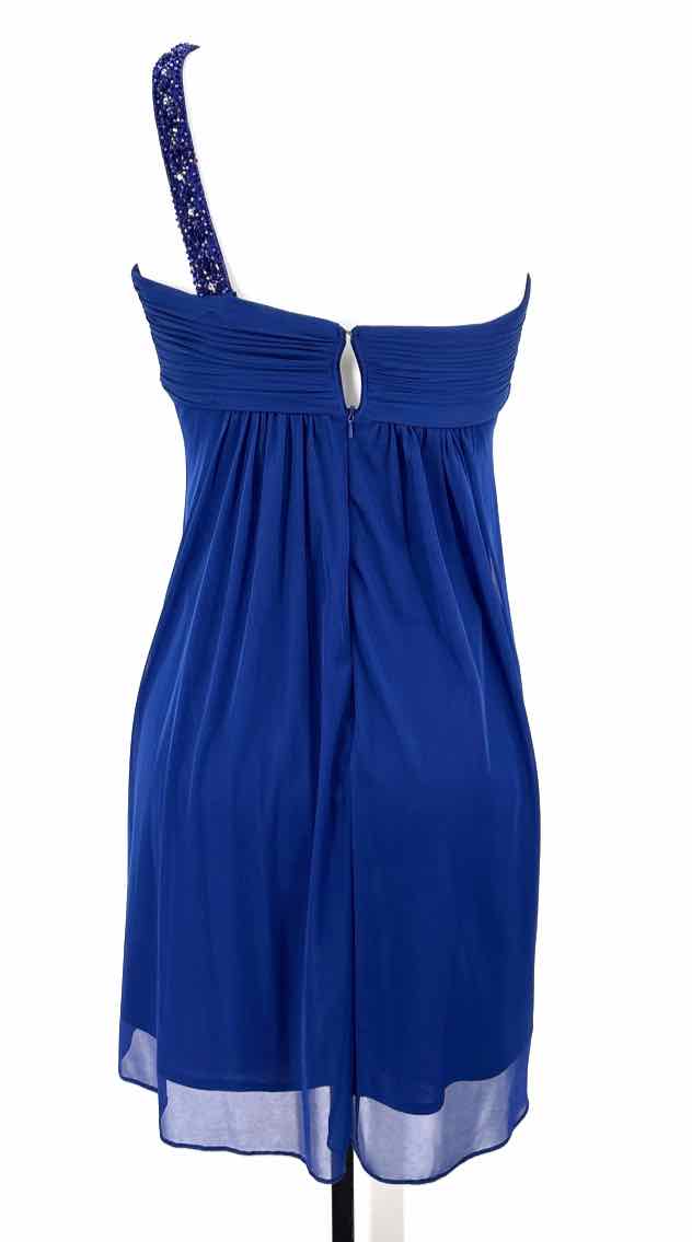 Size 6 Royal Blue Chiffon Dress