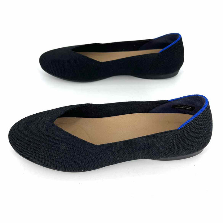 Shoe Size 6 ROTHY'S Black Flats
