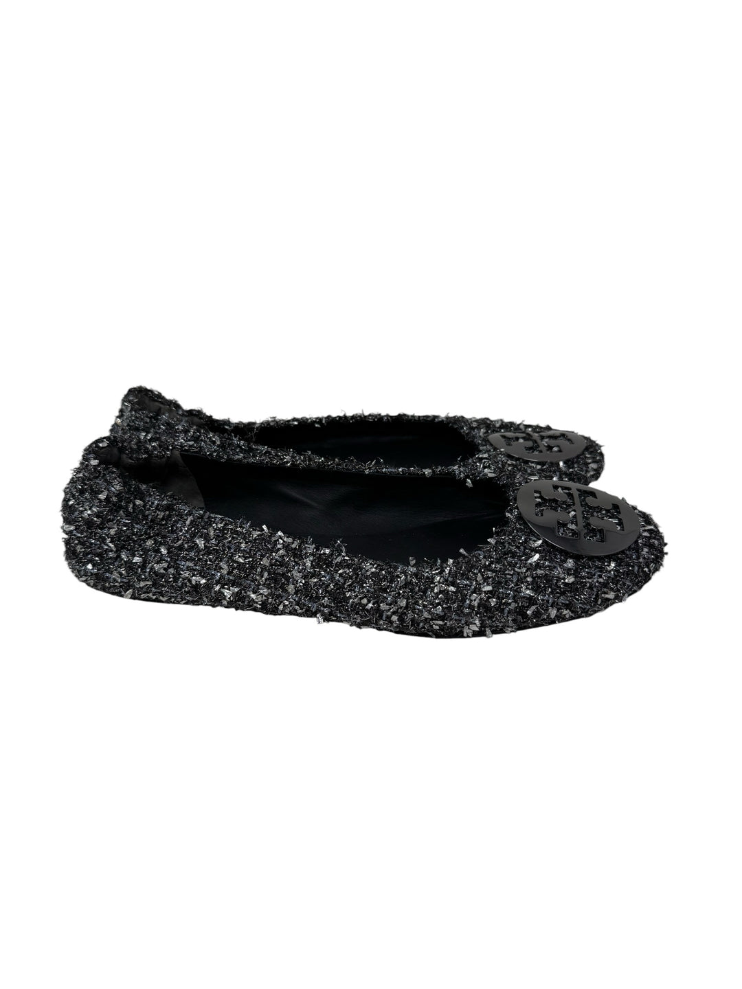 Shoe Size 9.5 Tory Burch Silver Flats