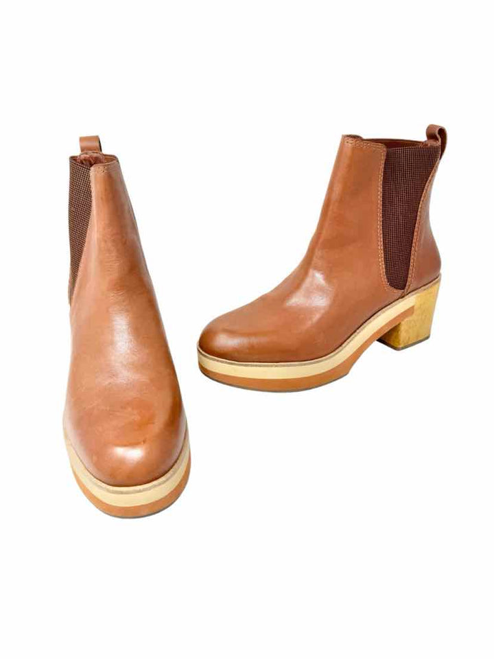 Shoe Size 8.5 Bernardo Brown Leather Boots
