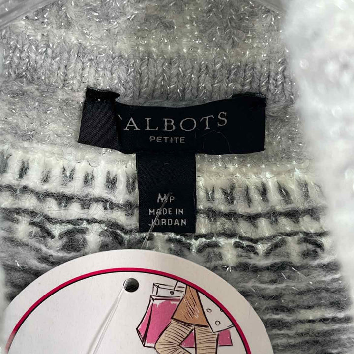 Size M Talbots Silver Sweater