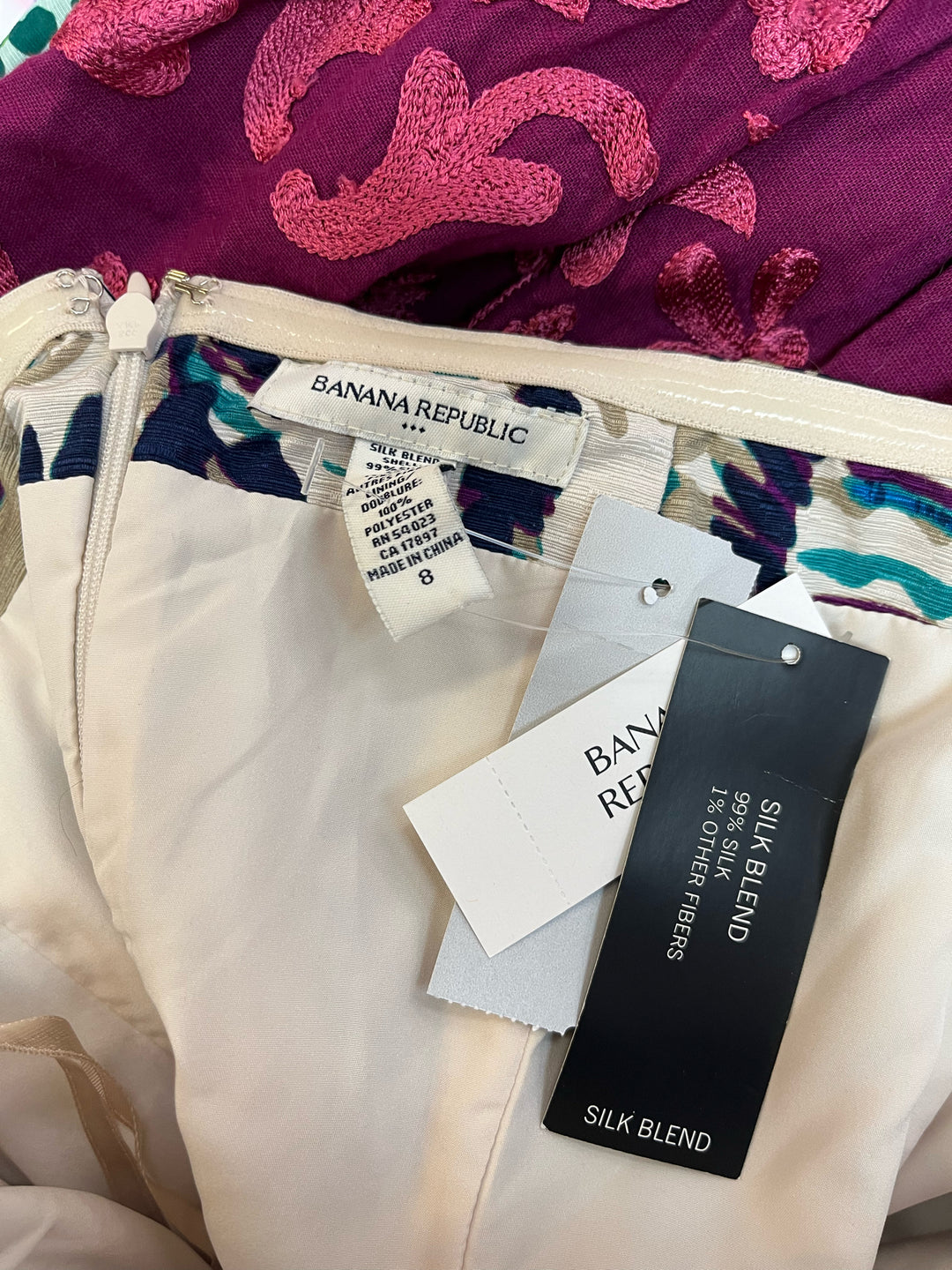 Size 8 Banana Republic Blue Dress