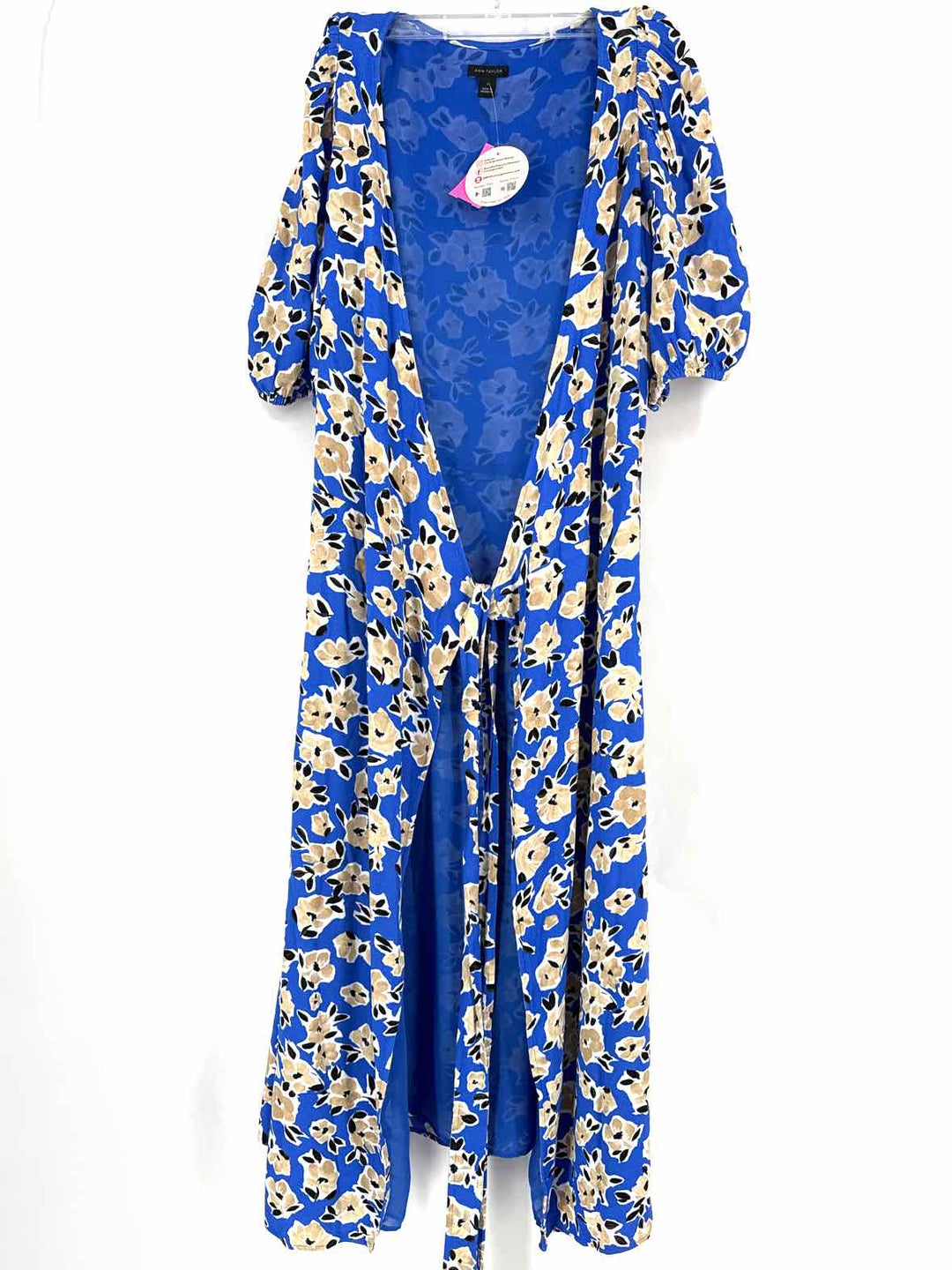 Size 2 Ann Taylor Blue Print Dress
