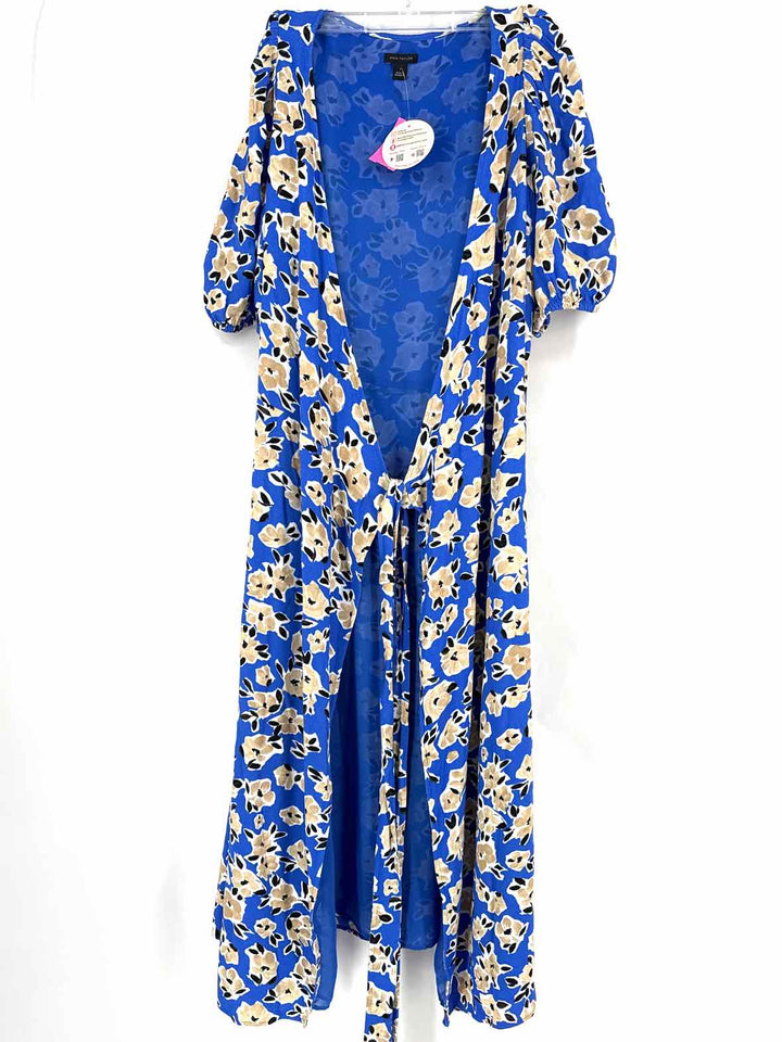 Size 2 Ann Taylor Blue Print Dress
