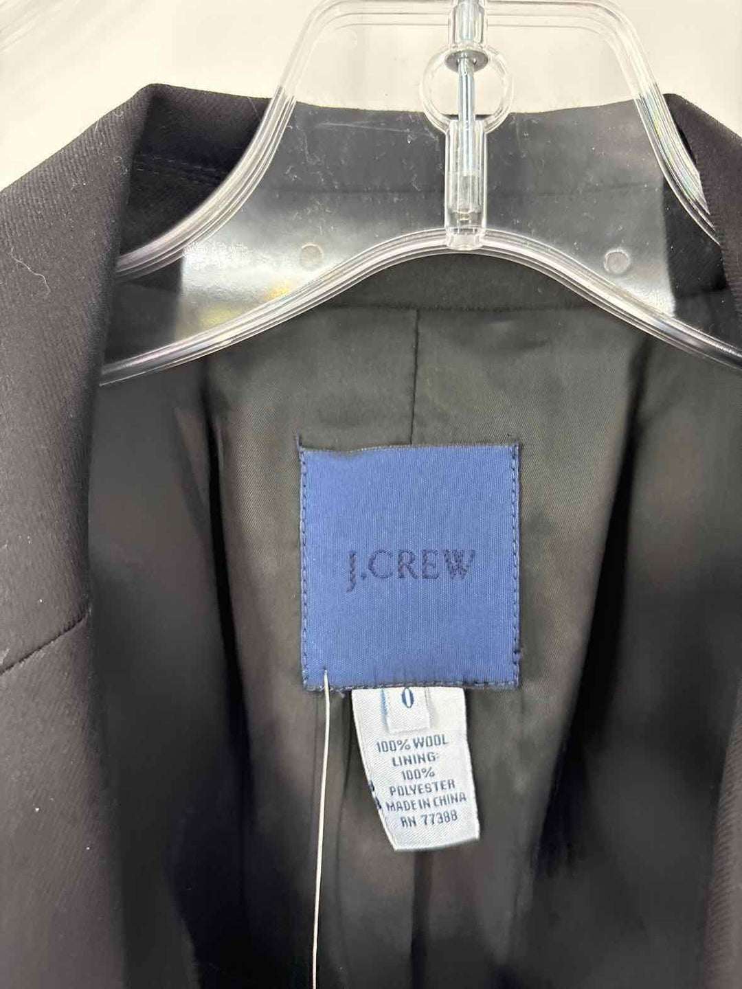 Size 0 J Crew Black Blazer