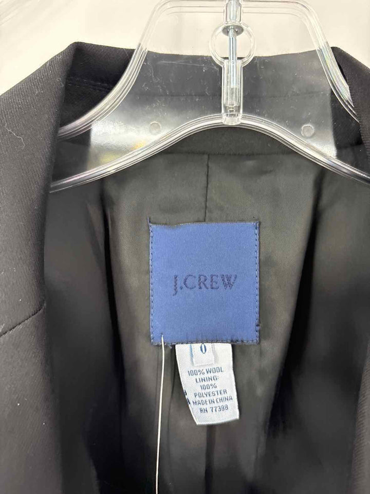 Size 0 J Crew Black Blazer