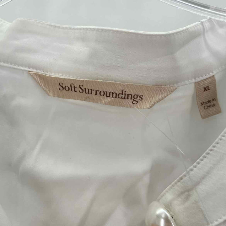 Size XL SOFT SURROUNDINGS White Shirt