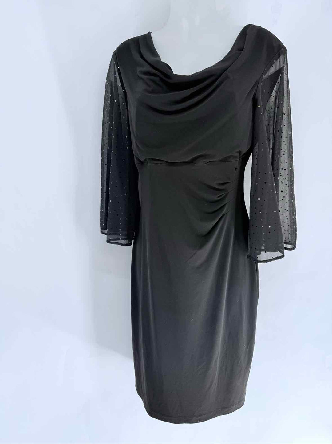 Size 10 CONNECTED APPAREL Black Dress