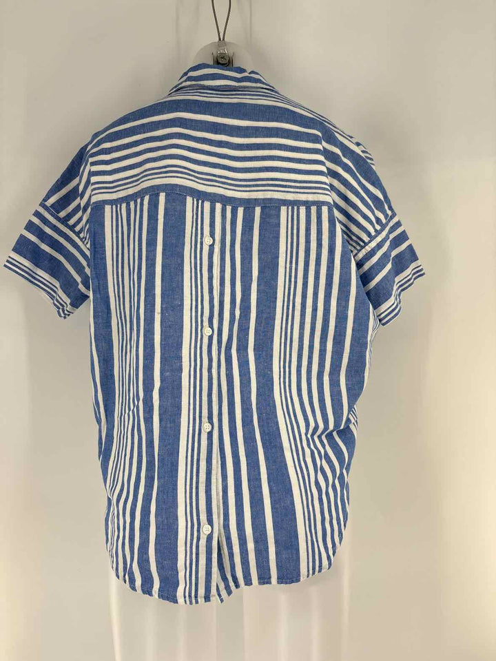 Size XS MADEWELL Blue Shirt