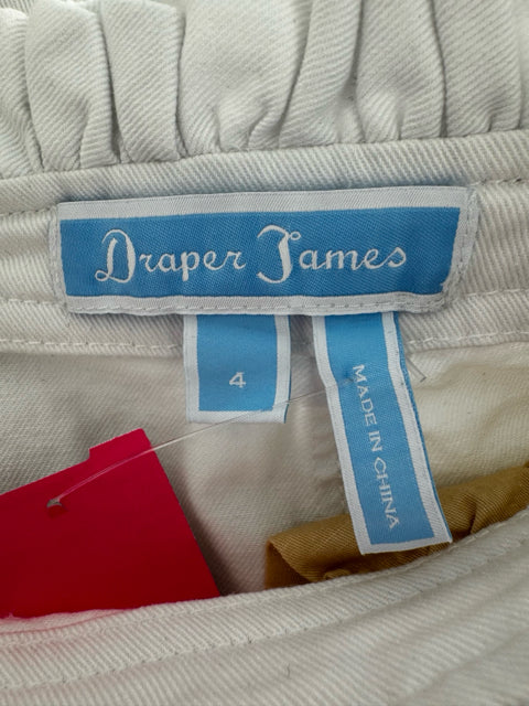 Size 4 DRAPER JAMES White Skirt