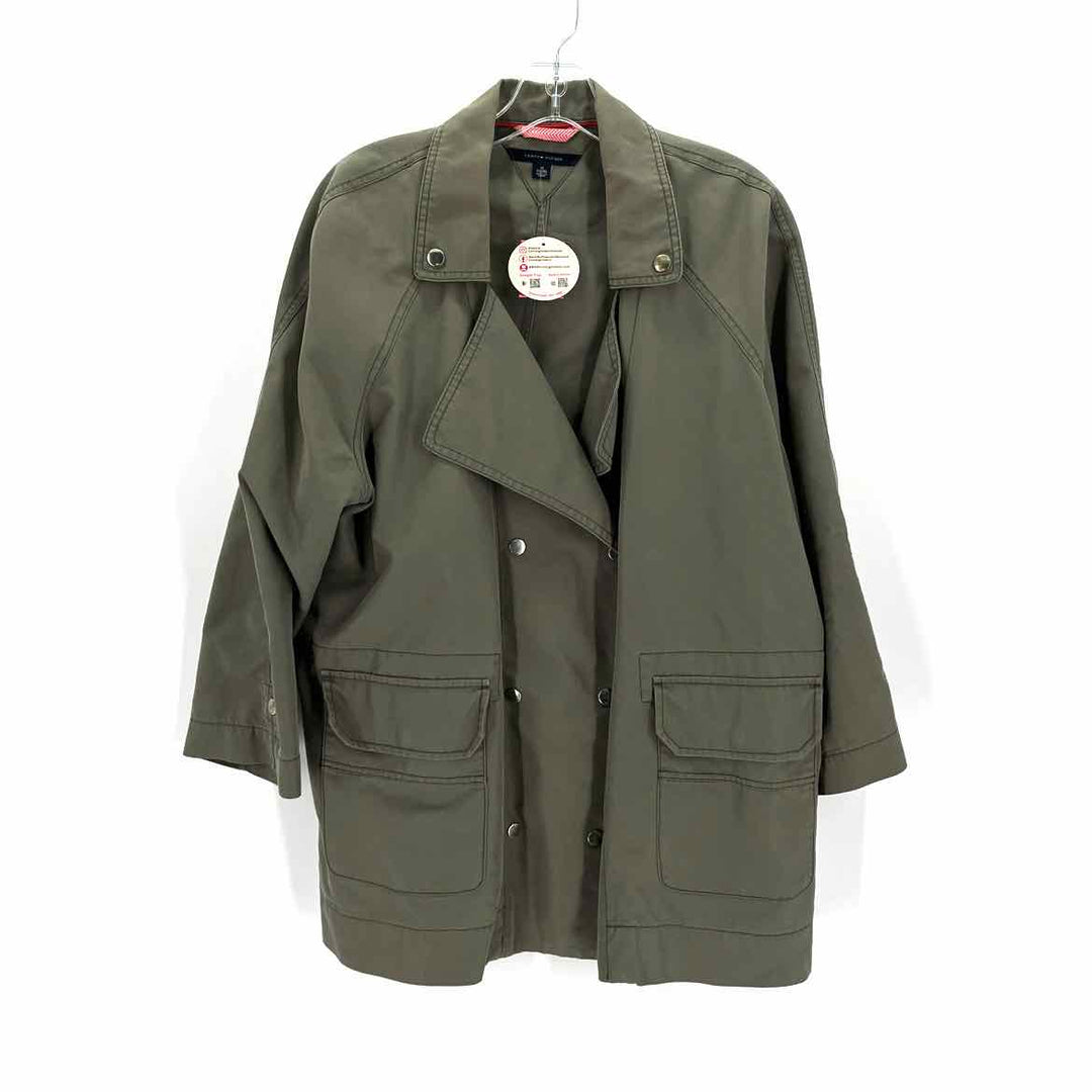 Size 1X TOMMY HILFIGER Olive Jacket