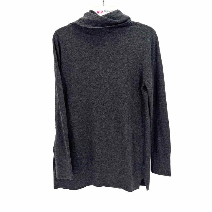 Size L LOFT Charcoal Knit Sweater