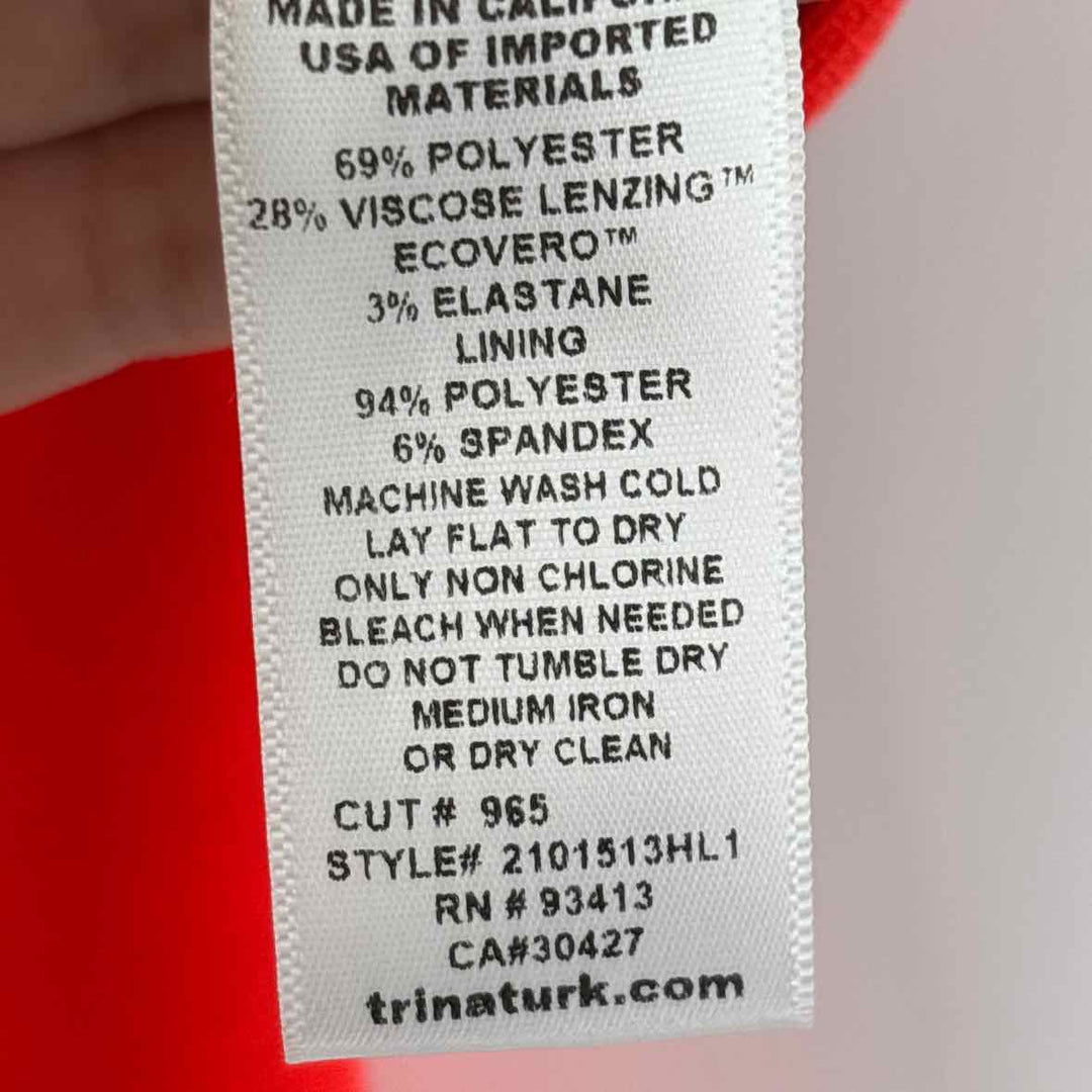 Size 0 TRINA TURK Orange Shorts