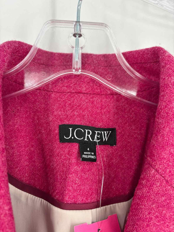 Size 4 J Crew Pink Blazer