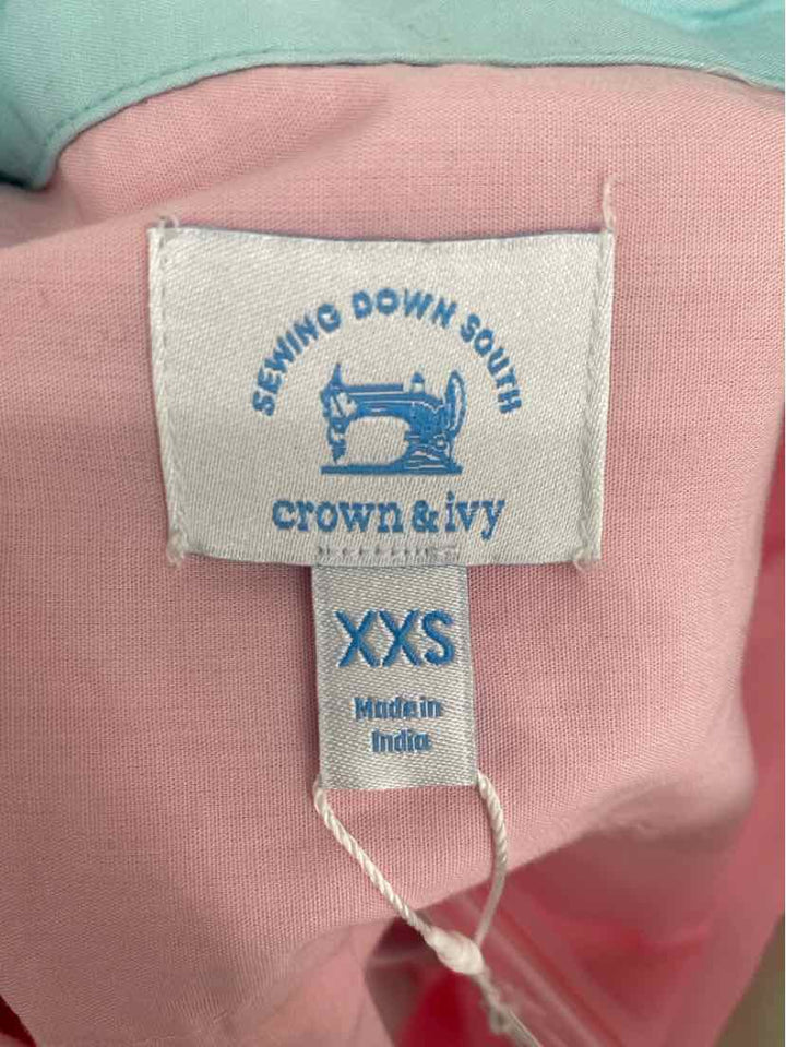 Size XXS CROWN & IVY Pink Dress