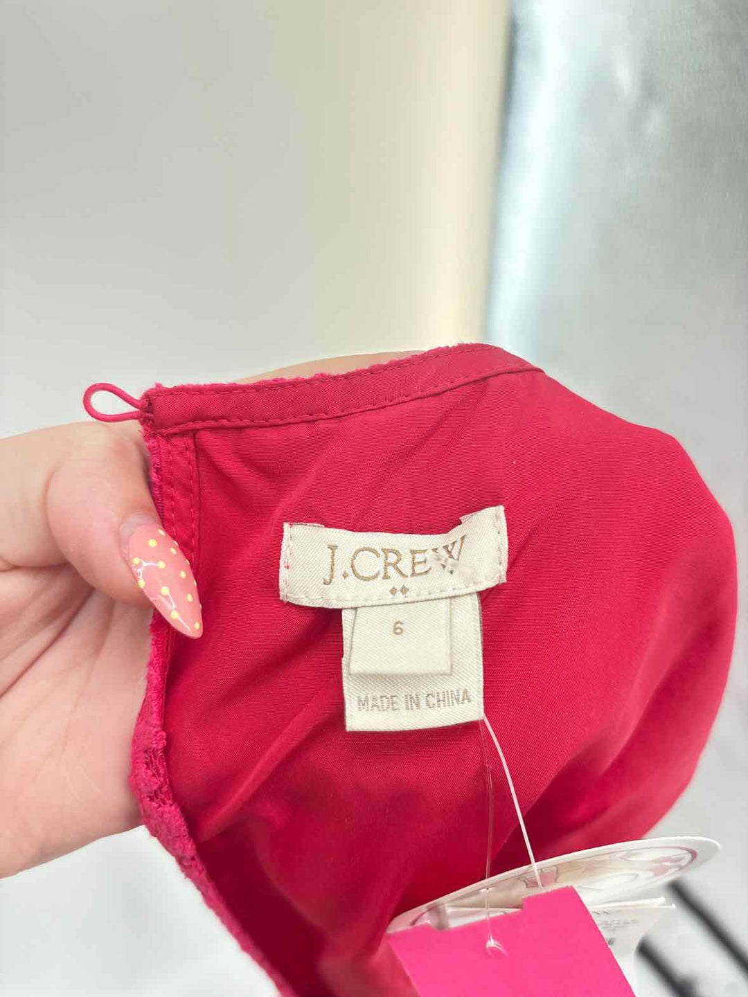 Size 6 J Crew Pink Dress