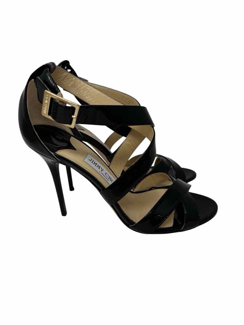 Shoe Size 39 JIMMY CHOO Black PATENT Luxury - Pumps