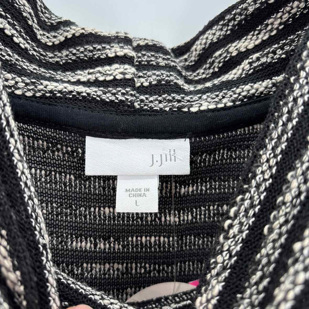 Size XL J JILL Black/White Sweater