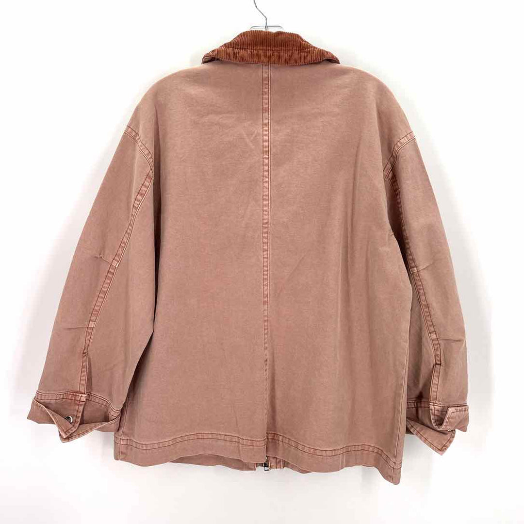 Size L Old Navy Peach Canvas Jacket