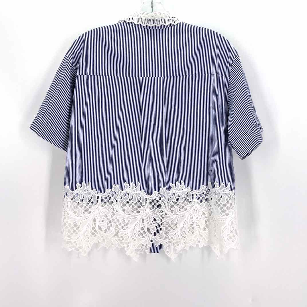 Size S/M Blue Print Shirt