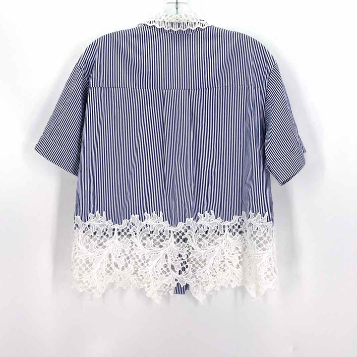 Size S/M Blue Print Shirt