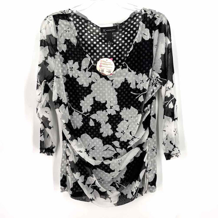 Size XL INC Black/White Shirt