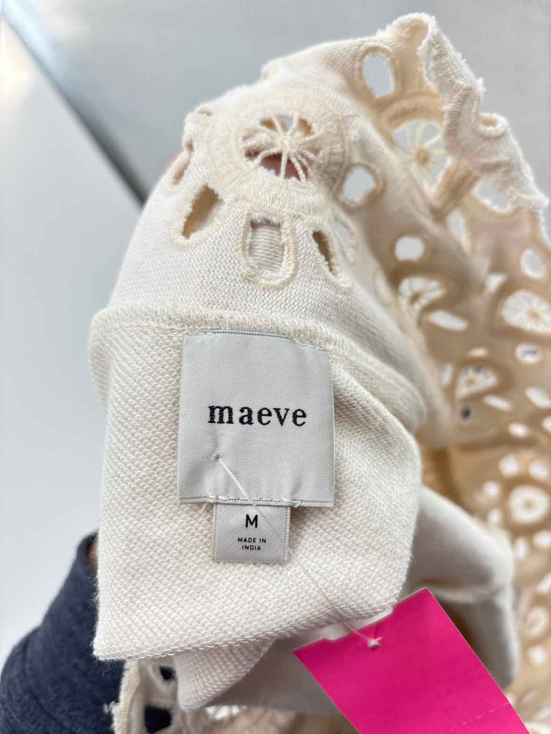 Size M MAEVE Ivory Shirt