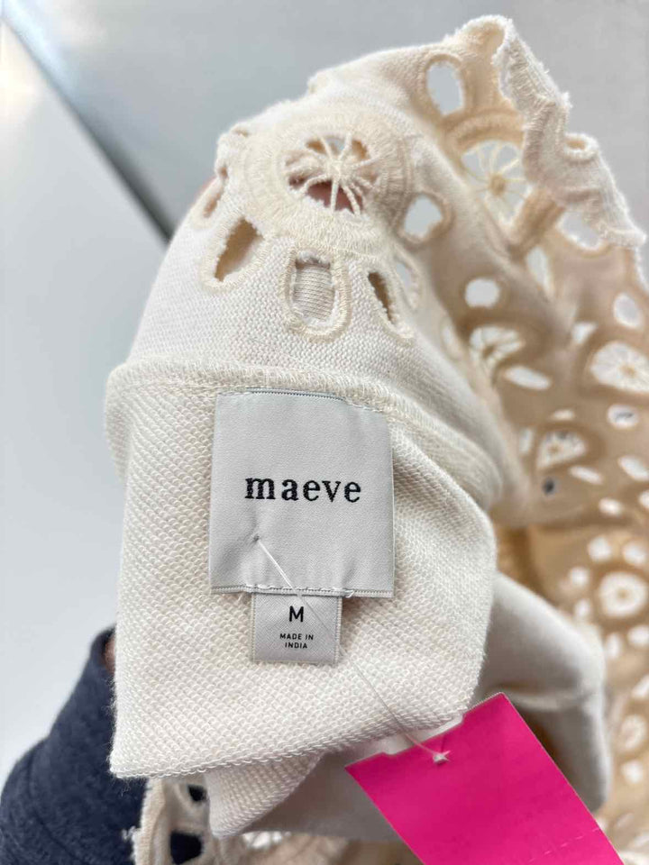 Size M MAEVE Ivory Shirt