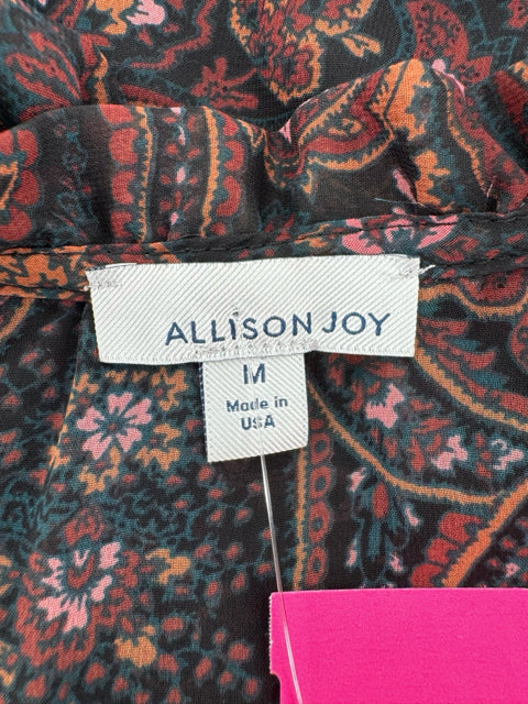 Size M Black Print Dress