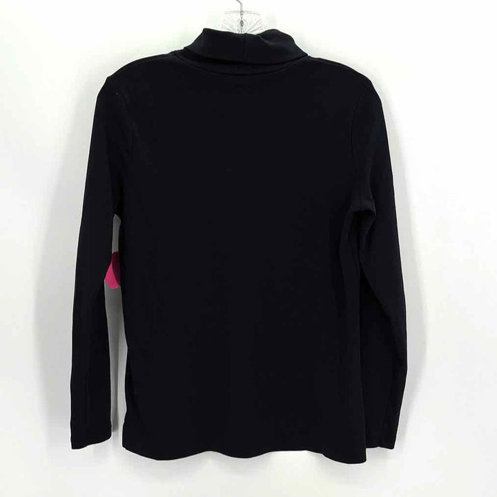 Size M LAND END Black Cotton Shirt