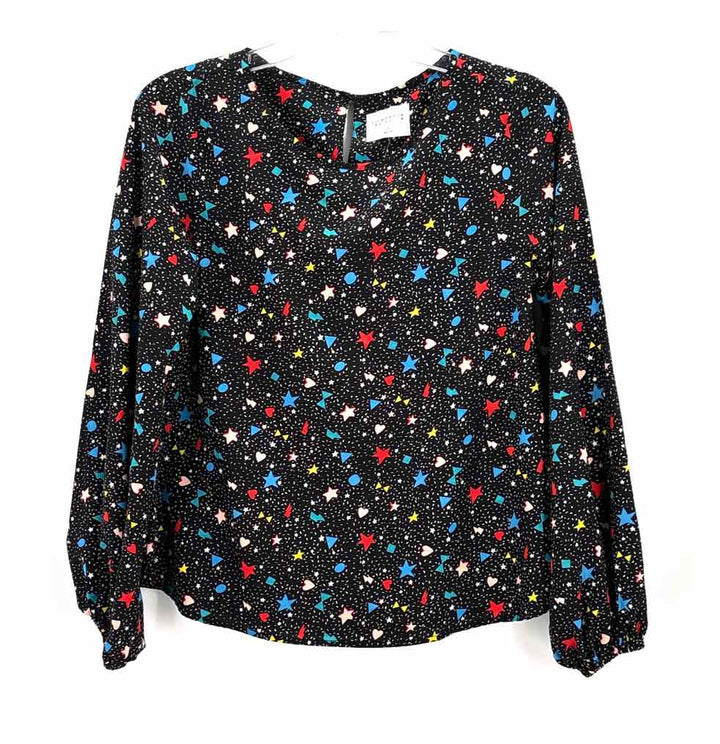 Size S Black Print Shirt