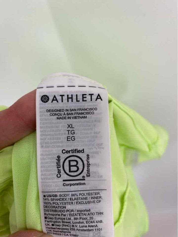 Size XL Athleta Lime Green Shorts