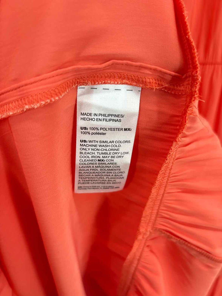 Size 6 Chico's Orange Dress