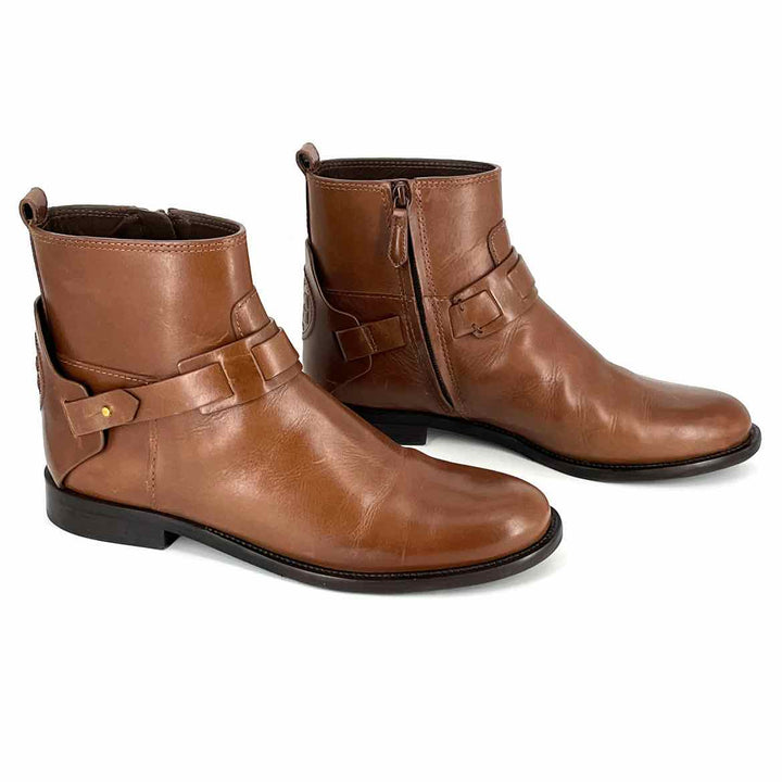 Shoe Size 9.5 Tory Burch Brown Leather Boots