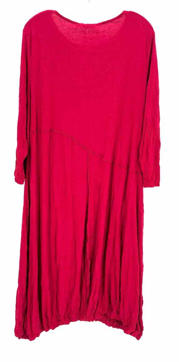 Size 2X Hot Pink Knit Dress