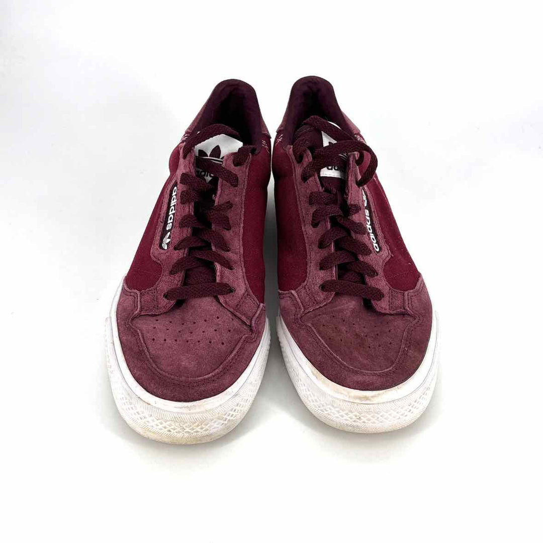 Shoe Size 9.5 Adidas Plum Suede Sneakers