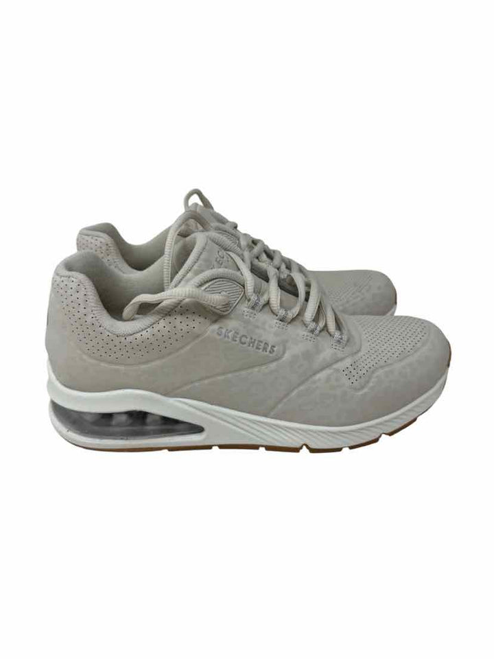 Shoe Size 8 Cream Sneakers