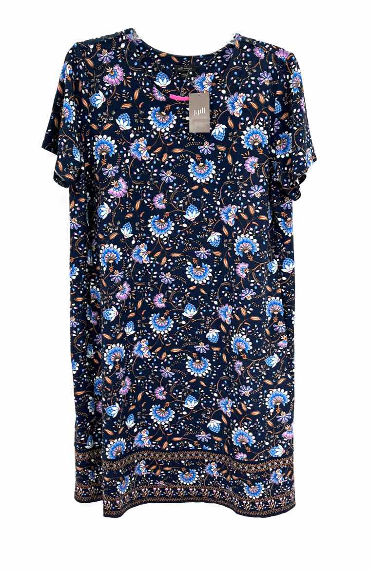 Size L J JILL Navy Shirt