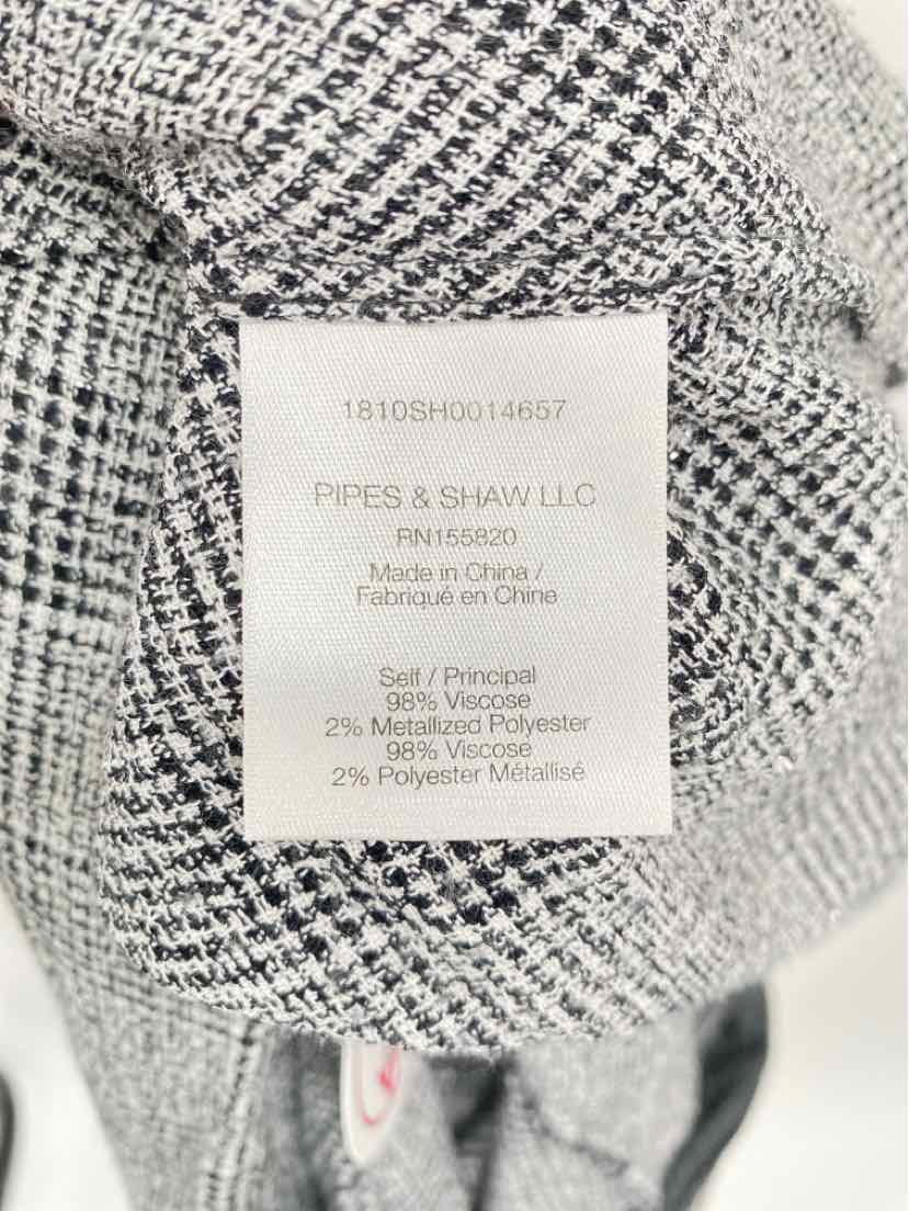 Size 2 VERONICA BEARD Black/White Shirt